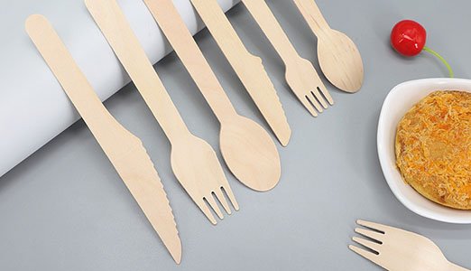 Bamboo disposable cutlery